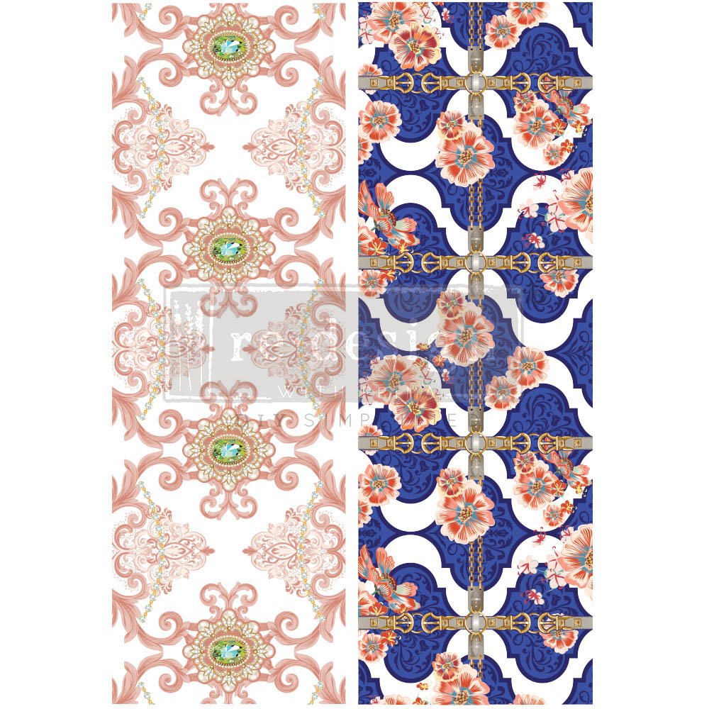 NEW! CECE FASHION & FLORALS Redesign Transfer (60.96cm x 88.9cm) - Rustic Farmhouse Charm