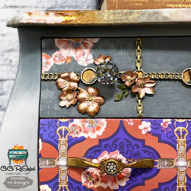NEW! CECE FASHION & FLORALS Redesign Transfer (60.96cm x 88.9cm) - Rustic Farmhouse Charm