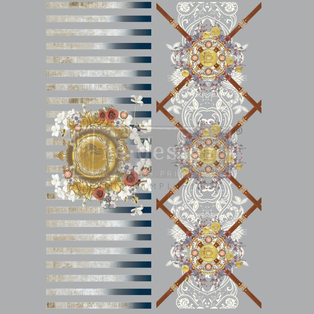 NEW! CECE STATELY & STYLISH Redesign Transfer (60.96cm x 88.9cm) - Rustic Farmhouse Charm