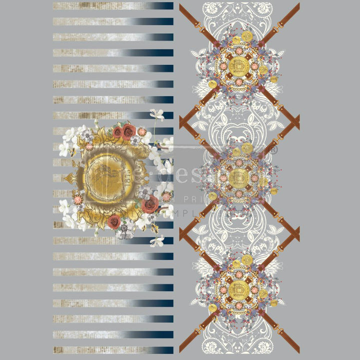 NEW! CECE STATELY & STYLISH Redesign Transfer (60.96cm x 88.9cm) - Rustic Farmhouse Charm