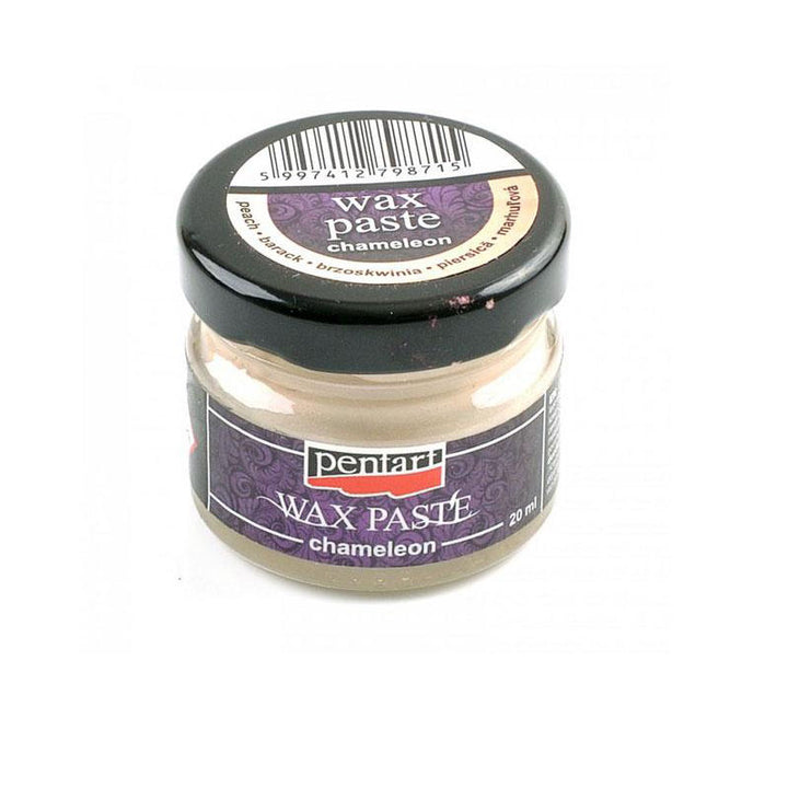 APRICOT Chameleon Wax Paste by Pentart 20ml - Rustic Farmhouse Charm