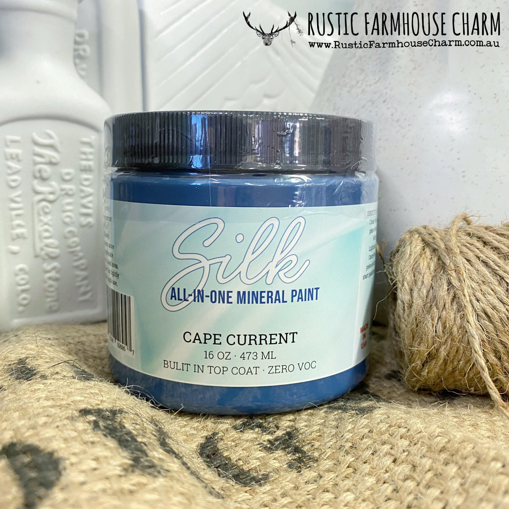 Dixie Belle Silk Mineral Paint - CAPE CURRENT (473ml,16oz) - Rustic Farmhouse Charm