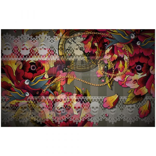 CECE INK & LACE Redesign Decoupage Tissue Paper 48.26cm x 76.2cm - Rustic Farmhouse Charm