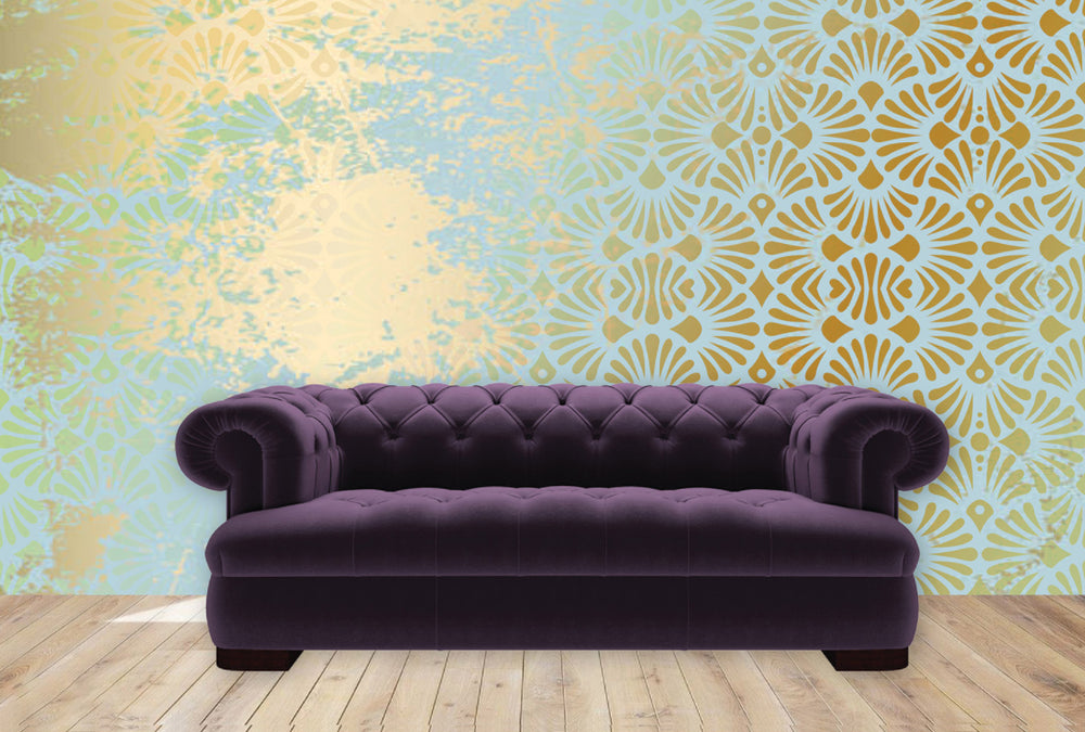 CECE MODERN DECO Redesign Stencil 39.12cm x 54.35cm - Rustic Farmhouse Charm