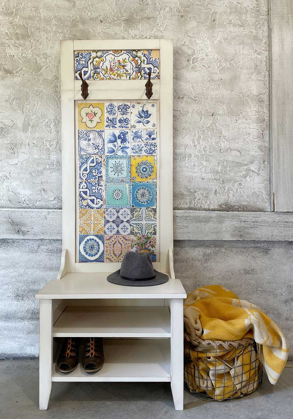 NEW! CERAMIC TILES II Redesign Transfer (60.96cm x 88.9cm) - Rustic Farmhouse Charm