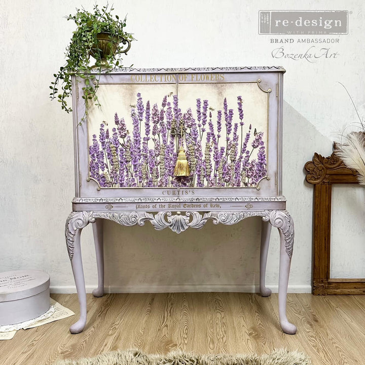 NEW! Redesign Transfer - CHAMPS DE LAVENDE (88.9cm x 60.96cm) - Rustic Farmhouse Charm