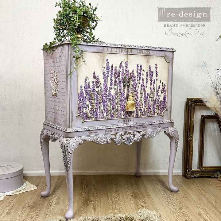NEW! Redesign Transfer - CHAMPS DE LAVENDE (88.9cm x 60.96cm) - Rustic Farmhouse Charm