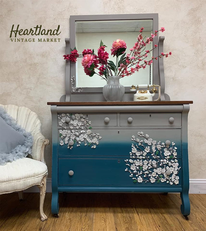 CHERRY BLOSSOMS Redesign Mould - Rustic Farmhouse Charm