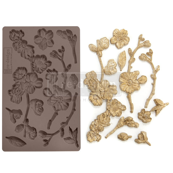 CHERRY BLOSSOMS Redesign Mould - Rustic Farmhouse Charm
