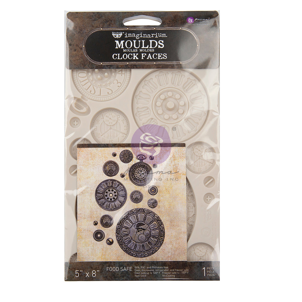 CLOCK FACES Mould by Finnabair - Rustic Farmhouse Charm