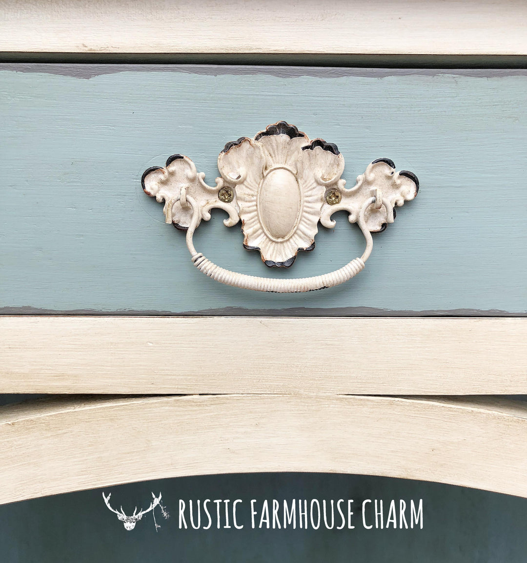 Coastal Sideboard with Arches - Rustic Farmhouse Charm