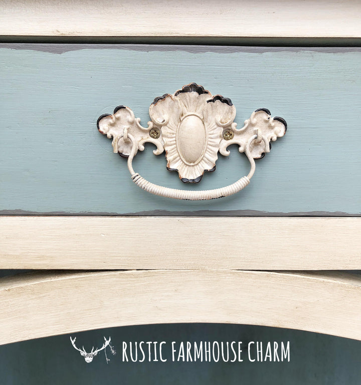 Coastal Sideboard with Arches - Rustic Farmhouse Charm