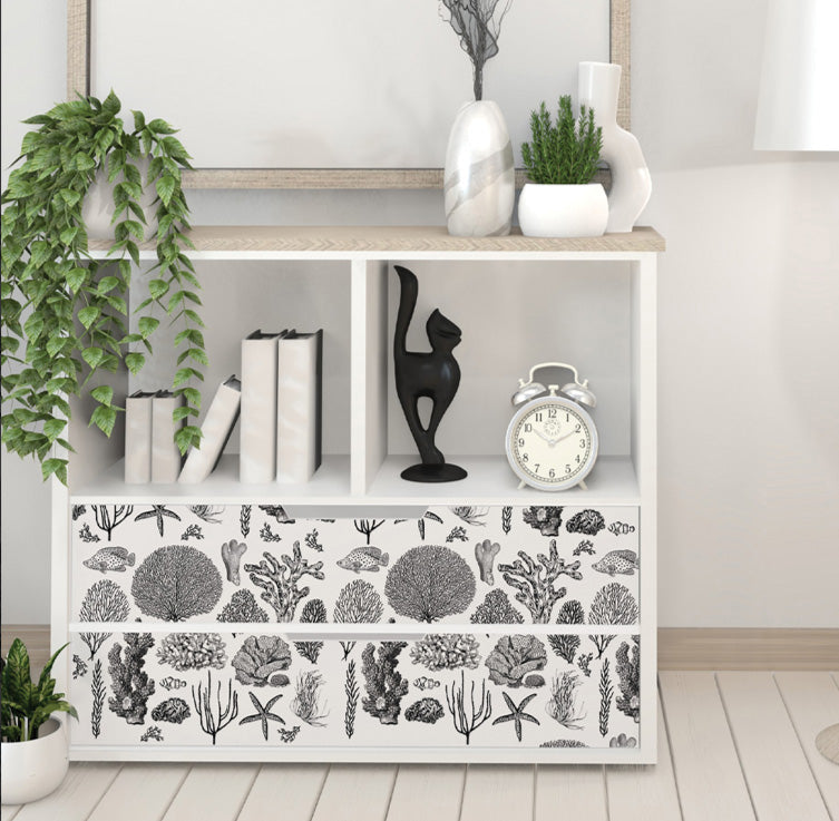 COASTAL SEA LIFE Redesign Transfer (81.28cm x 60.96cm) - Rustic Farmhouse Charm