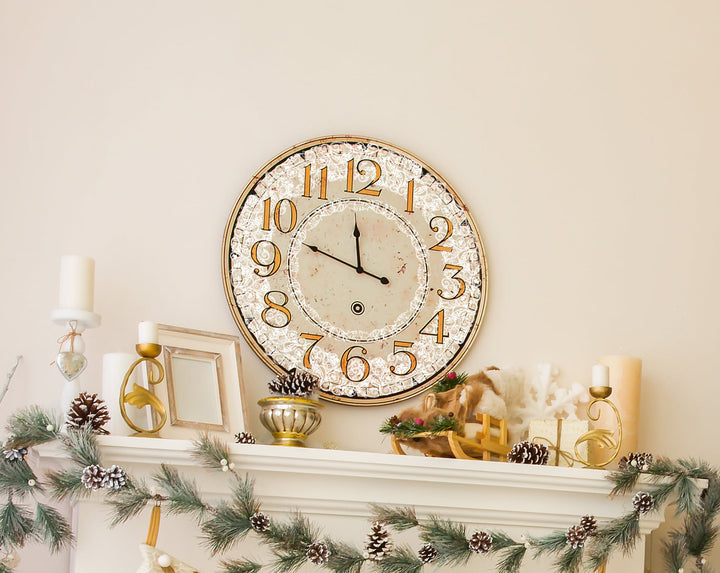 NEW! CURVED ACCENTS Redesign Décor Stamp 12"x12" - Rustic Farmhouse Charm