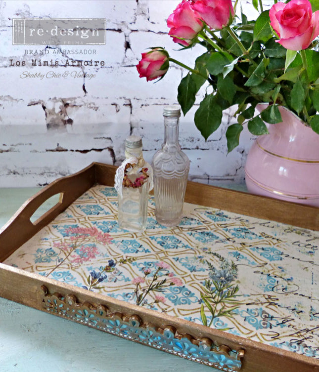DISTRESSED DECO Redesign Decoupage Tissue Paper 48.26cm x 76.2cm - Rustic Farmhouse Charm