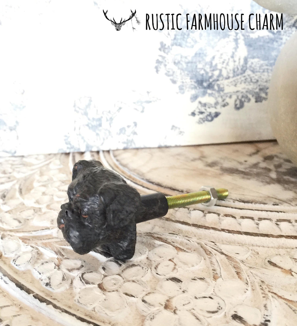 KNOB - Dog Face - Rustic Farmhouse Charm