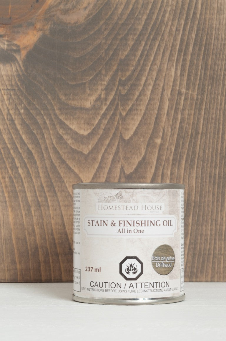 DRIFTWOOD Fusion™ Stain & Finishing Oil (237ml) - Rustic Farmhouse Charm