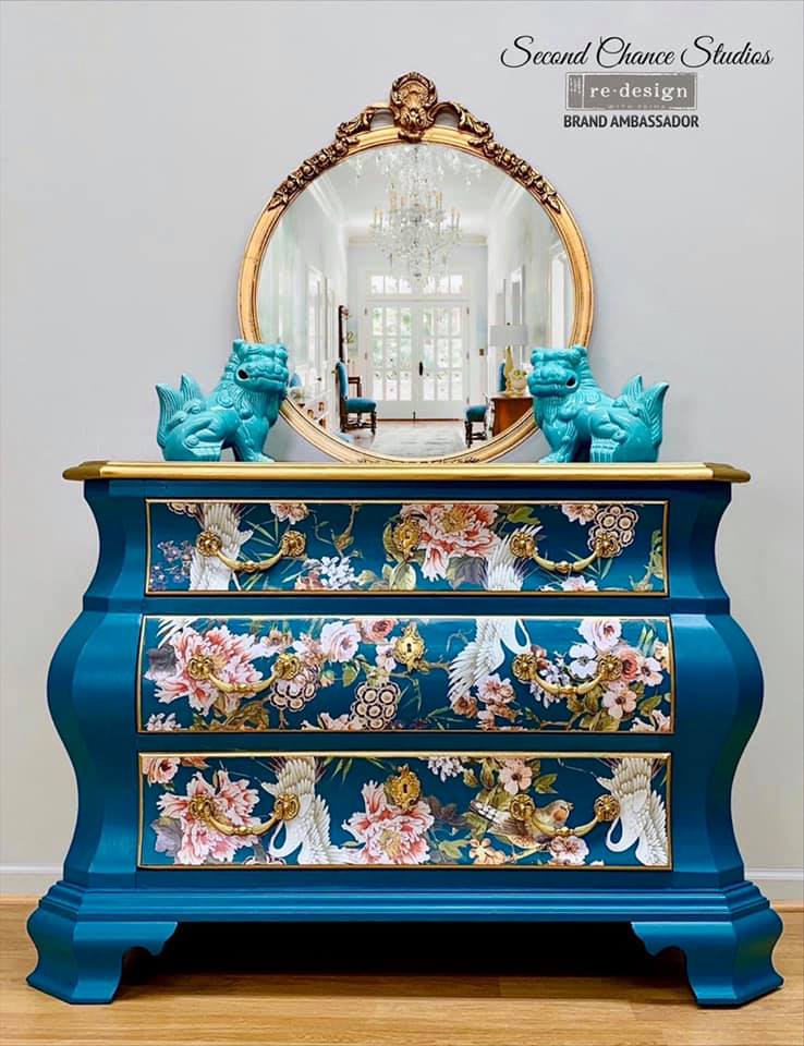 ELEGANCE & FLOWERS Redesign Transfer (116.84m x 78.74cm) - Rustic Farmhouse Charm