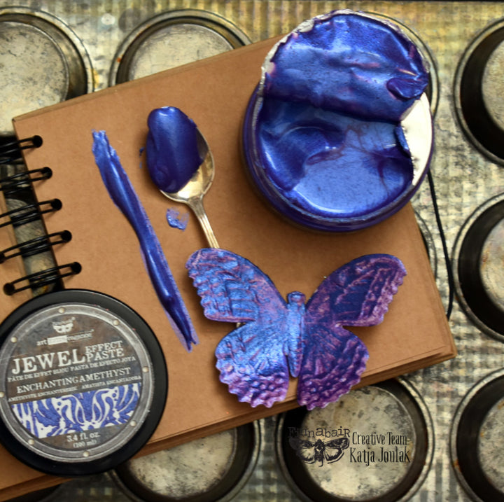 ENCAHNTING AMETHYST Jewel Texture Paste 100ml - Rustic Farmhouse Charm