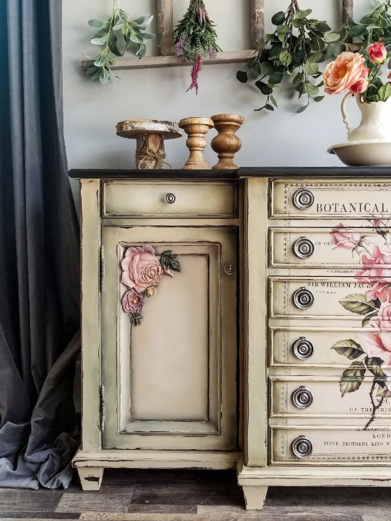 Redesign Mould - ETRUSCAN ROSE - Rustic Farmhouse Charm