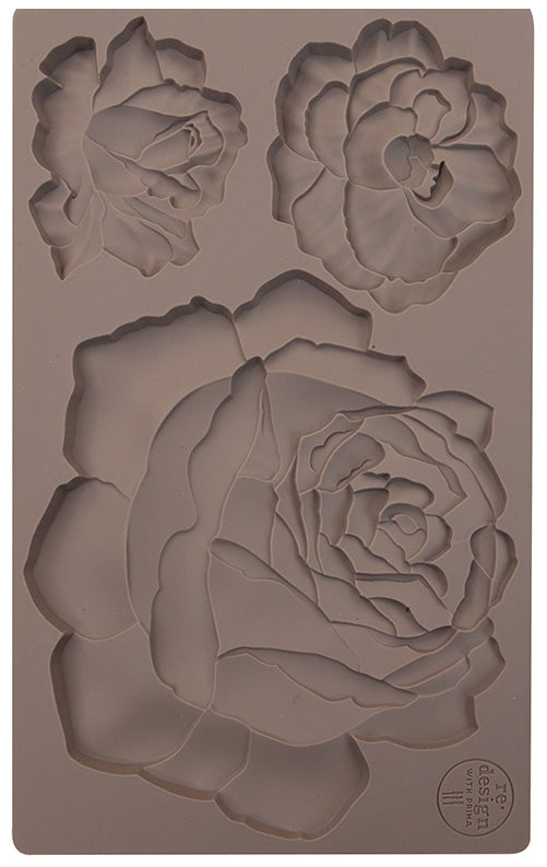 Redesign Mould - ETRUSCAN ROSE - Rustic Farmhouse Charm