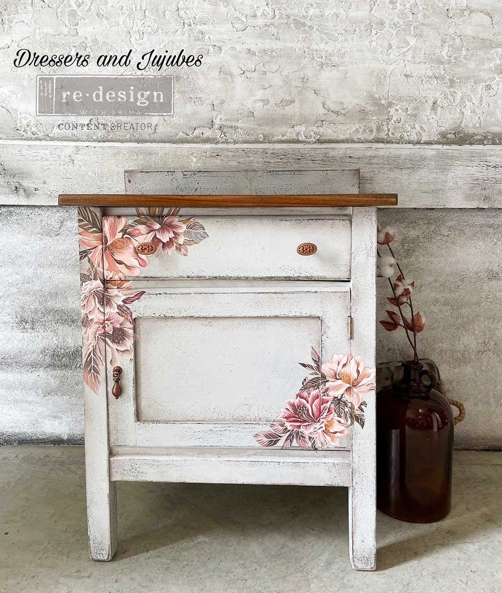 NEW! EXOTICA Redesign Transfer (3 sheets, each 15.24cm x 30.48cm) - Rustic Farmhouse Charm