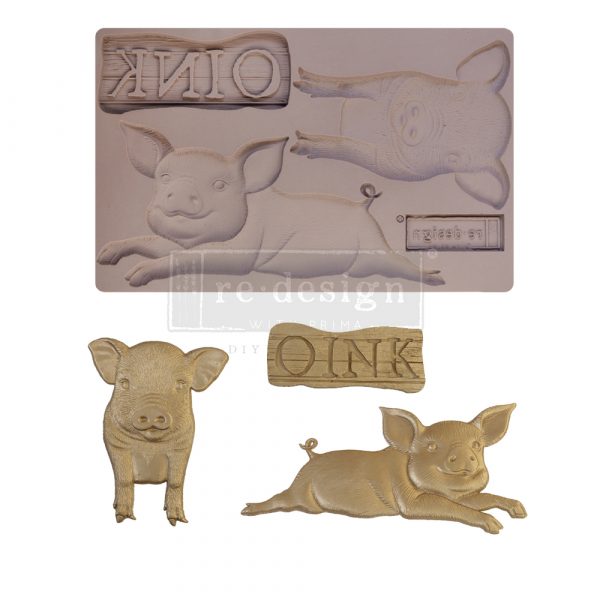FARM FRIENDS Redesign Mould - Rustic Farmhouse Charm