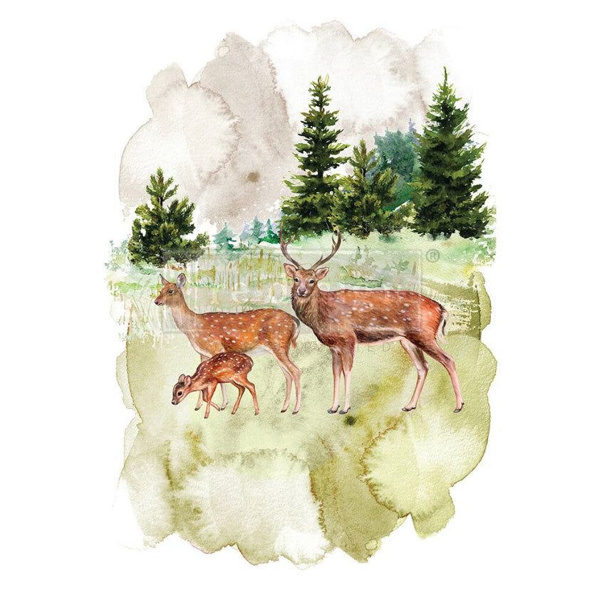 FAUNA Redesign Transfer (88.44cm x 60.07cm) - Rustic Farmhouse Charm