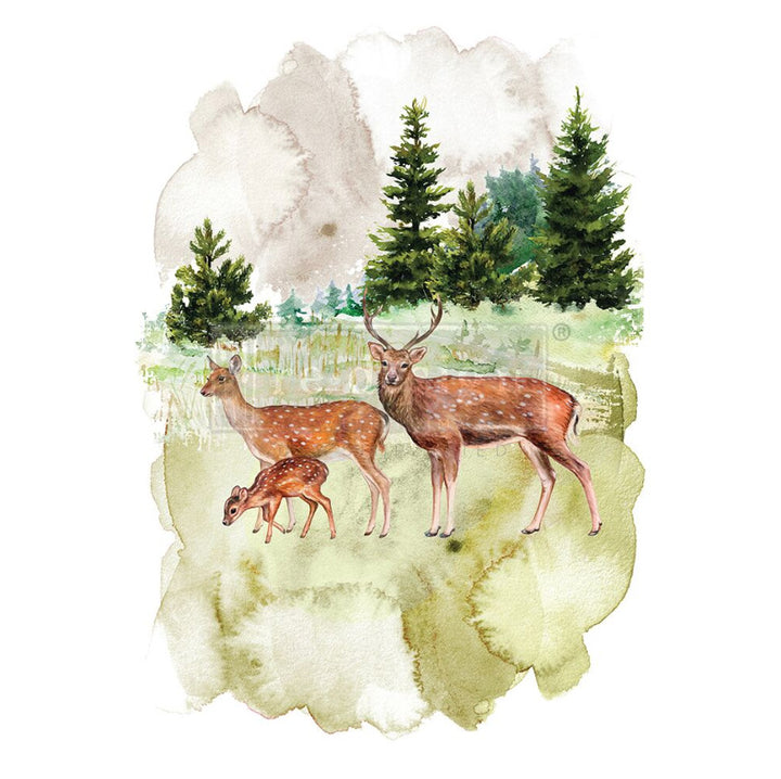 FAUNA Redesign Transfer (88.44cm x 60.07cm) - Rustic Farmhouse Charm