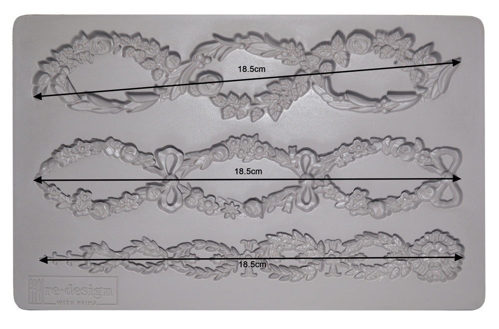 FLORAL CHAIN Redesign Mould - Rustic Farmhouse Charm