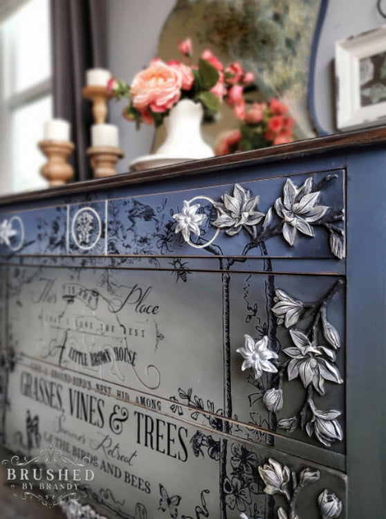 FOREST FLORA Redesign Mould - Rustic Farmhouse Charm