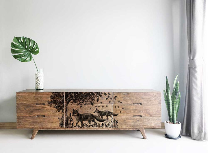 NEW! FOX MEADOWS Redesign Transfer (60.96cm x 88.9cm) - Rustic Farmhouse Charm