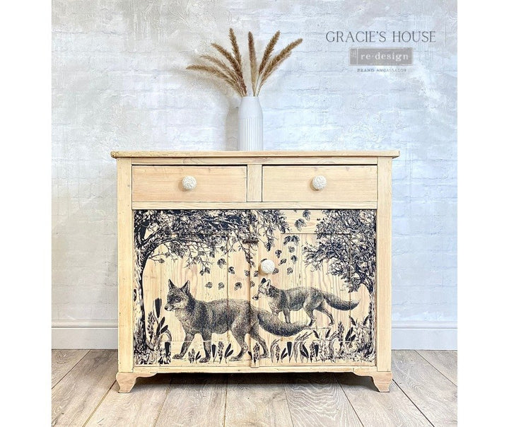 NEW! FOX MEADOWS Redesign Transfer (60.96cm x 88.9cm) - Rustic Farmhouse Charm