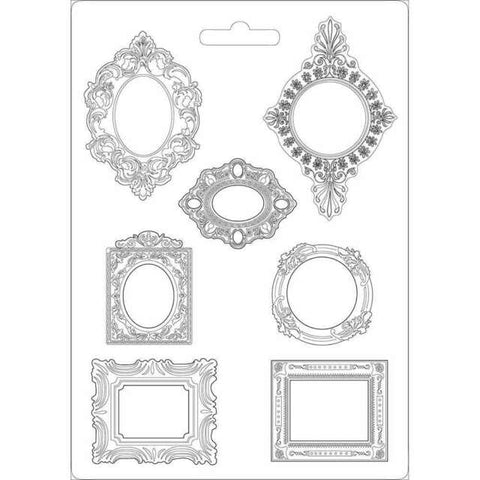 FRAMES2 Soft Maxi Mould by Stamperia (A4) - Rustic Farmhouse Charm