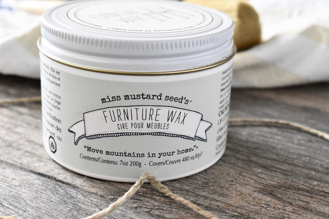 FURNITURE WAX (CLEAR) Miss Mustard Seed - Rustic Farmhouse Charm