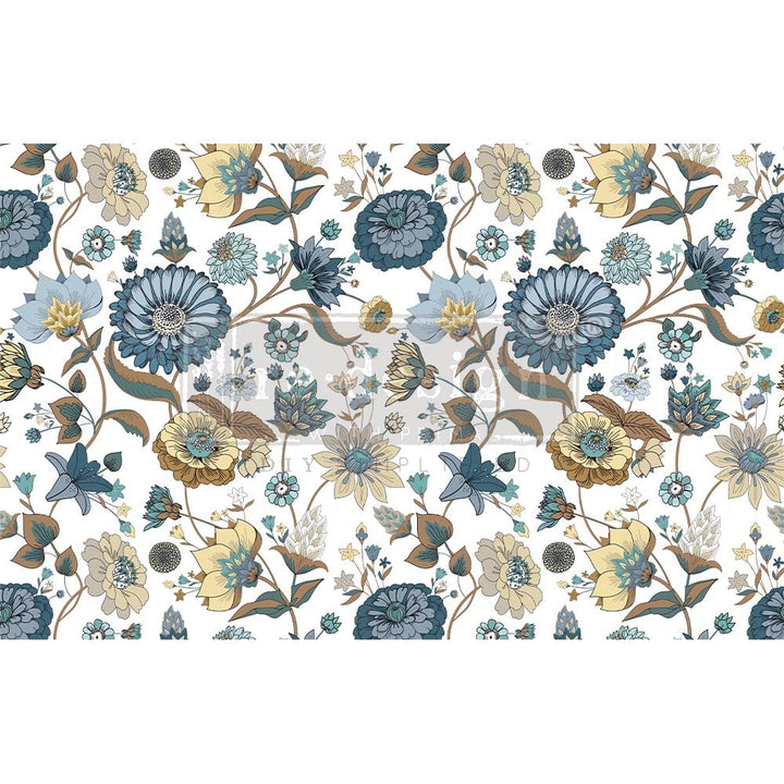 NEW! GARDEN WALTZ Redesign Decoupage Tissue Paper 48.26cm x 76.2cm - Rustic Farmhouse Charm