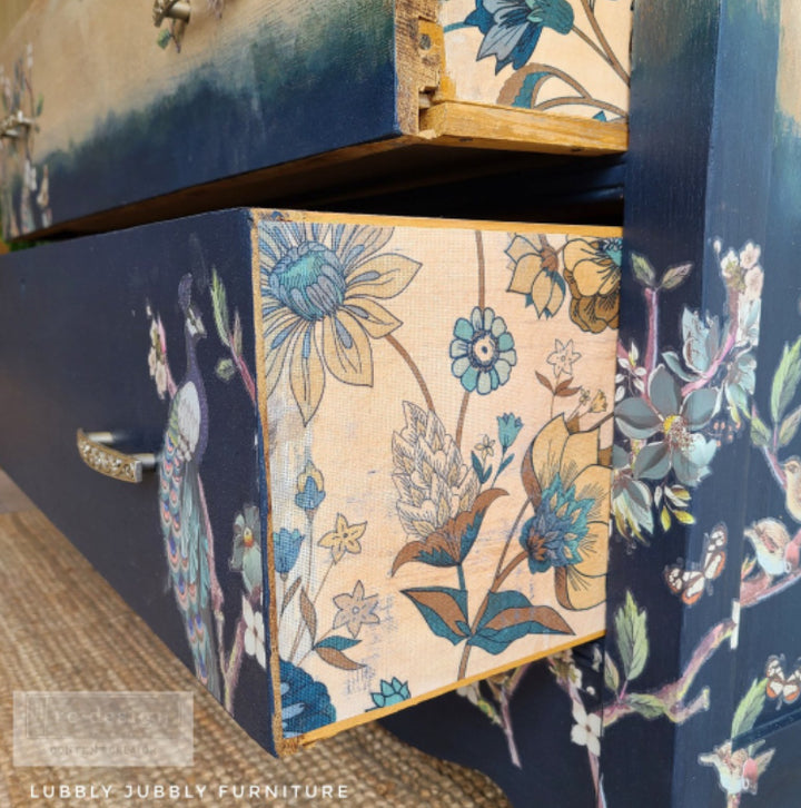 NEW! GARDEN WALTZ Redesign Decoupage Tissue Paper 48.26cm x 76.2cm - Rustic Farmhouse Charm