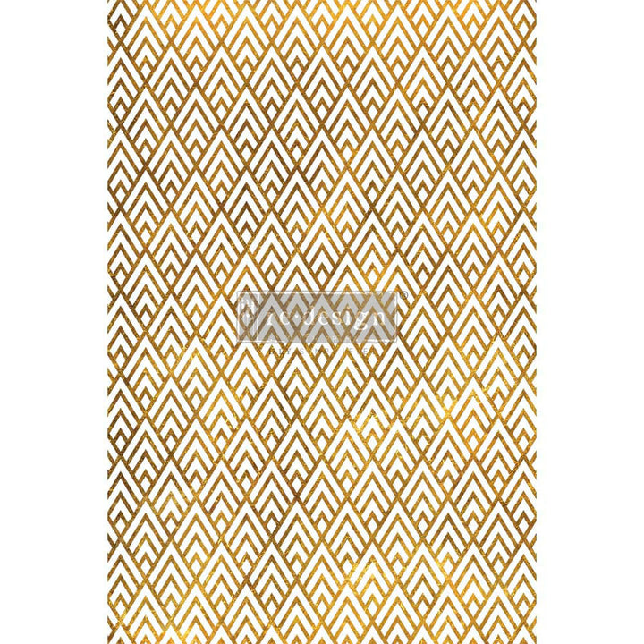 GEO DIAMOND Redesign Transfer (60.96cm x 88.9cm) - Rustic Farmhouse Charm