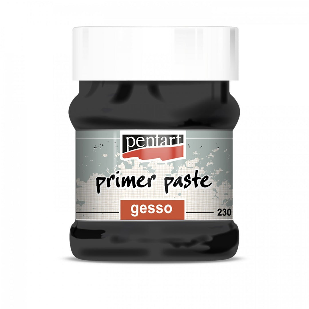 GESSO PRIMER PASTE White/Black by Pentart - Rustic Farmhouse Charm