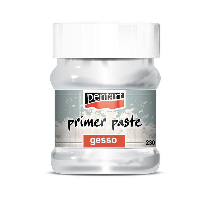 GESSO PRIMER PASTE White/Black by Pentart - Rustic Farmhouse Charm