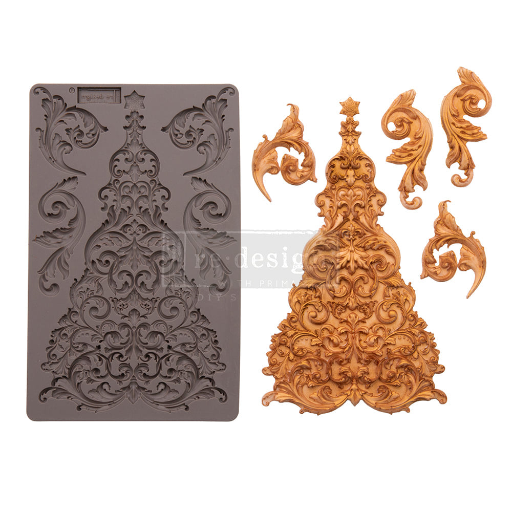 NEW! Redesign Mould - GLORIOUS TREE - Rustic Farmhouse Charm