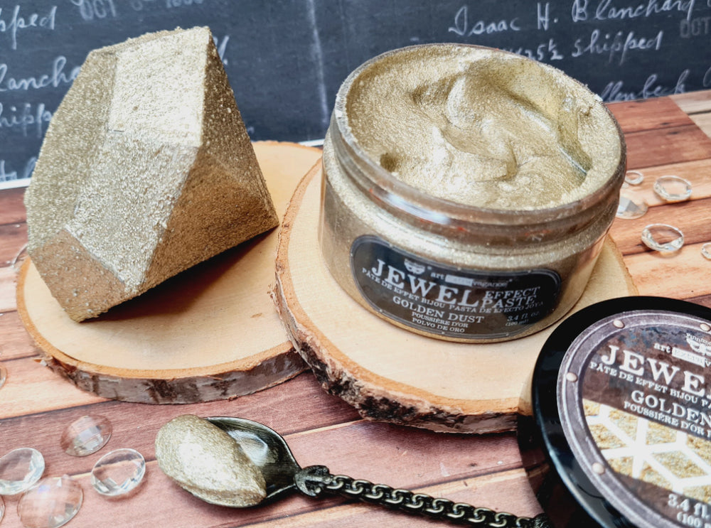 GOLDEN DUST Jewel Texture Paste 100ml - Rustic Farmhouse Charm