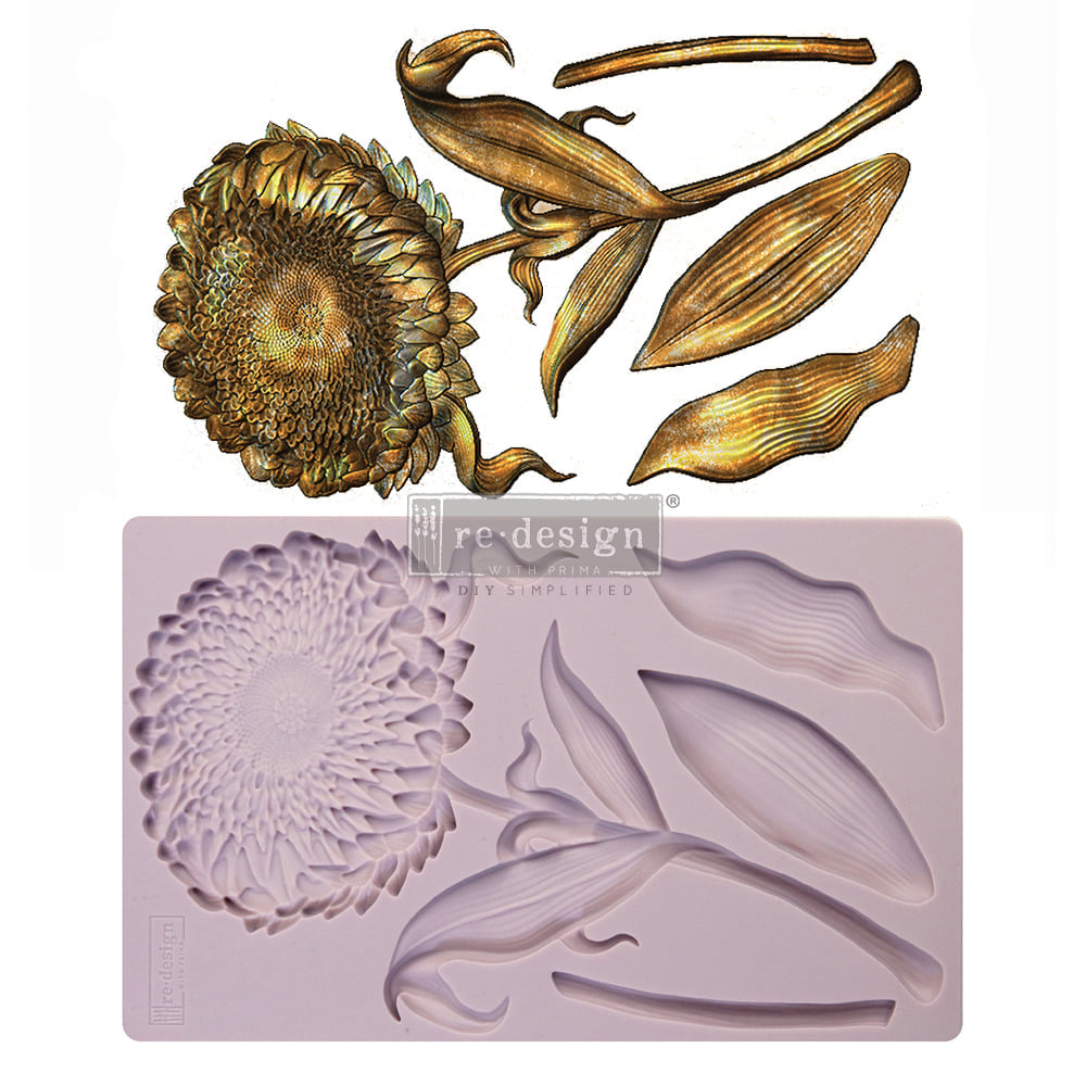 GRANDEUR FLORA Redesign Mould - Rustic Farmhouse Charm