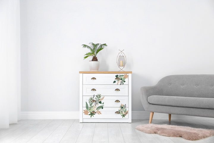 NEW! GREENERY HOUSE Redesign Transfer (3 sheets, each 15.24cm x 30.48cm) - Rustic Farmhouse Charm