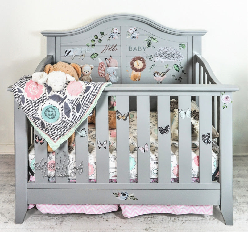 HELLO BABY Redesign Transfer (76.2cm x 55.88cm) - Rustic Farmhouse Charm