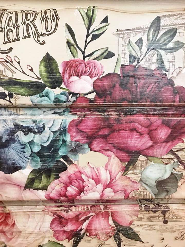 IMPERIAL GARDEN Redesign Transfer 111.7cm x 76.2cm - Rustic Farmhouse Charm