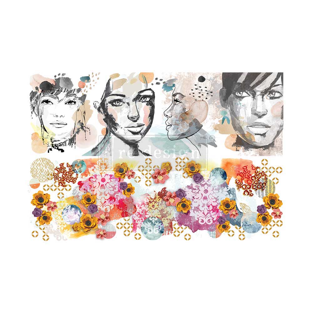 NEW! CECE IN TRUTH, BEAUTY Redesign Transfer (60.96cm x 88.9cm) - Rustic Farmhouse Charm