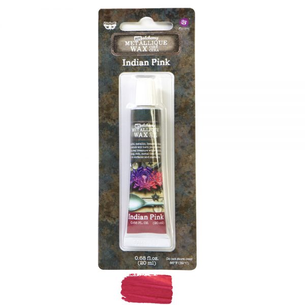 INDIAN PINK Finnabair Metallique Wax (Art Alchemy) - Rustic Farmhouse Charm