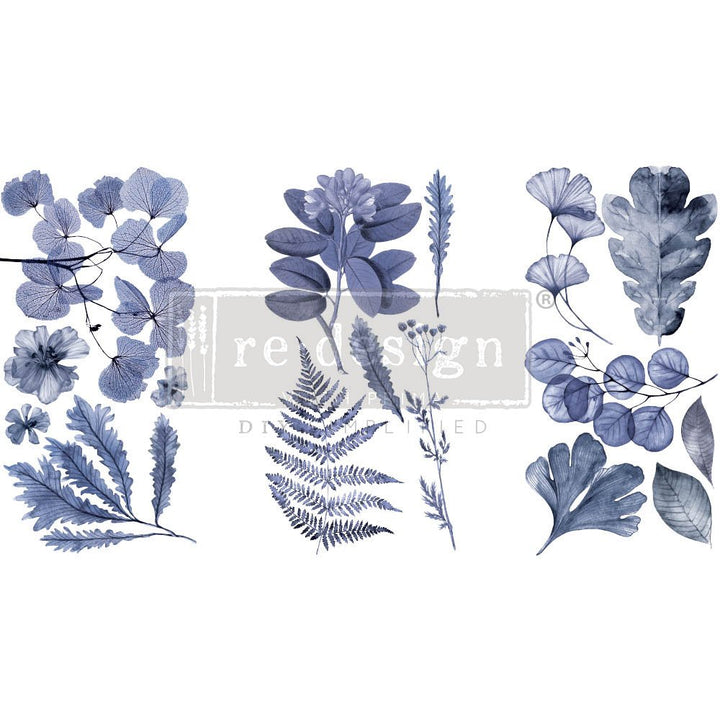 NEW! INDIGO Redesign Transfer (3 sheets, each 15.24cm x 30.48cm) - Rustic Farmhouse Charm