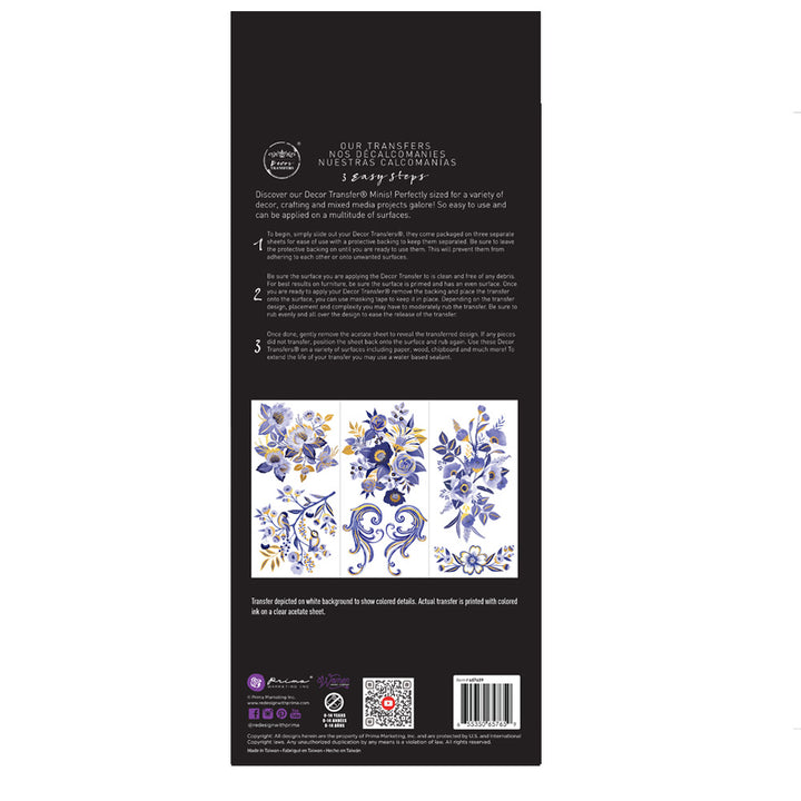 NEW! JULIET Redesign Transfer (3 sheets, each 15.24cm x 30.48cm) - Rustic Farmhouse Charm